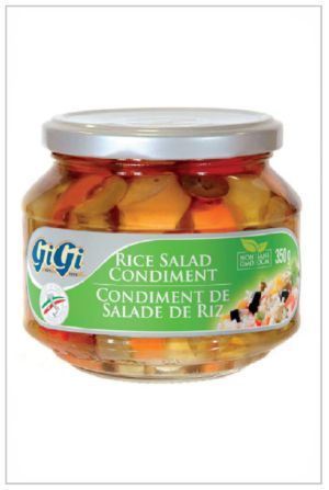 Condiment pour salade de riz ou de pâtes