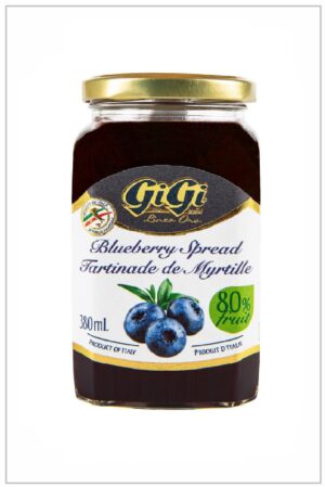 Tartinade de bleuets 80% Fruits