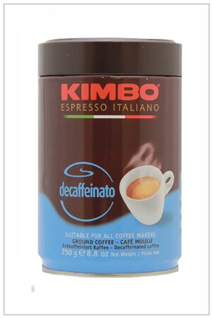 Café expresso moulu décaféine Kimbo