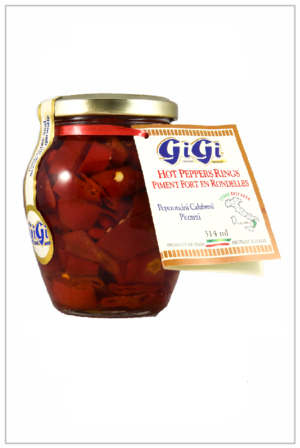 Rondelles de piments fort