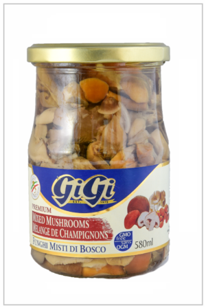 Mélange de Champignons dans l'huile