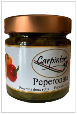 Peperonata Sicilienne poivrons doux sautées