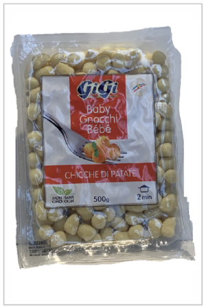 Gnocchi de pomme de terre bébé