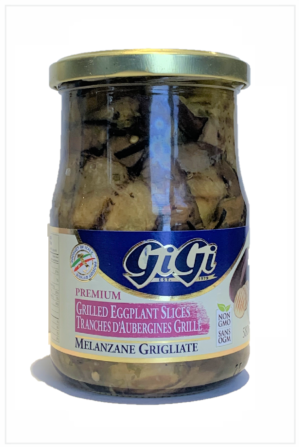 Tranches d'aubergines grillées d'Italie