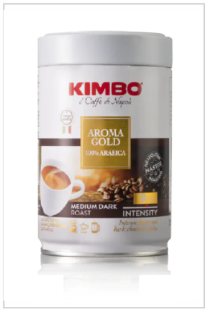 Café expresso Arabica Gold moulu Kimbo