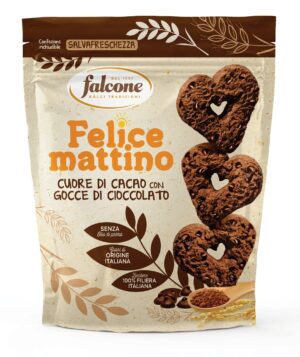 Cœurs de cacao avec pépites de chocolat